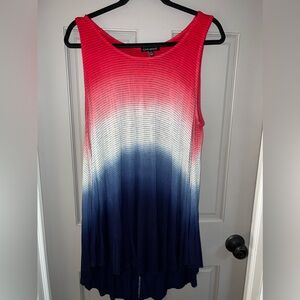 Red White and Blue Swing Tank 14/16W Lane Bryant